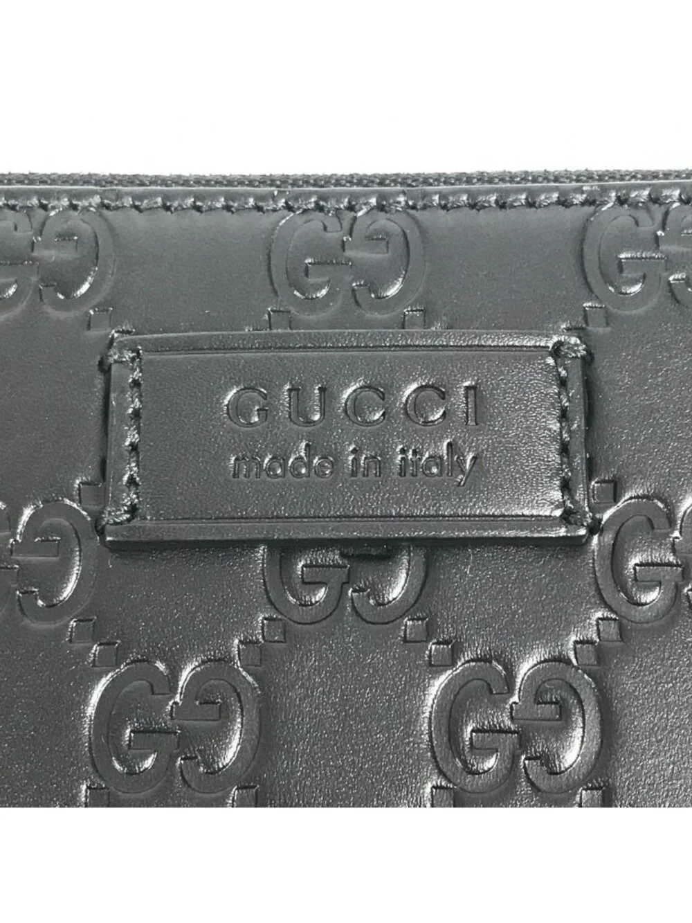 Gucci Shoulder Bag Guccissima GG Logo Marais the Black